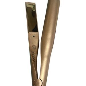 Navoby 2-in-1 Hair Curler & Straightener Gold Dual Function Electric